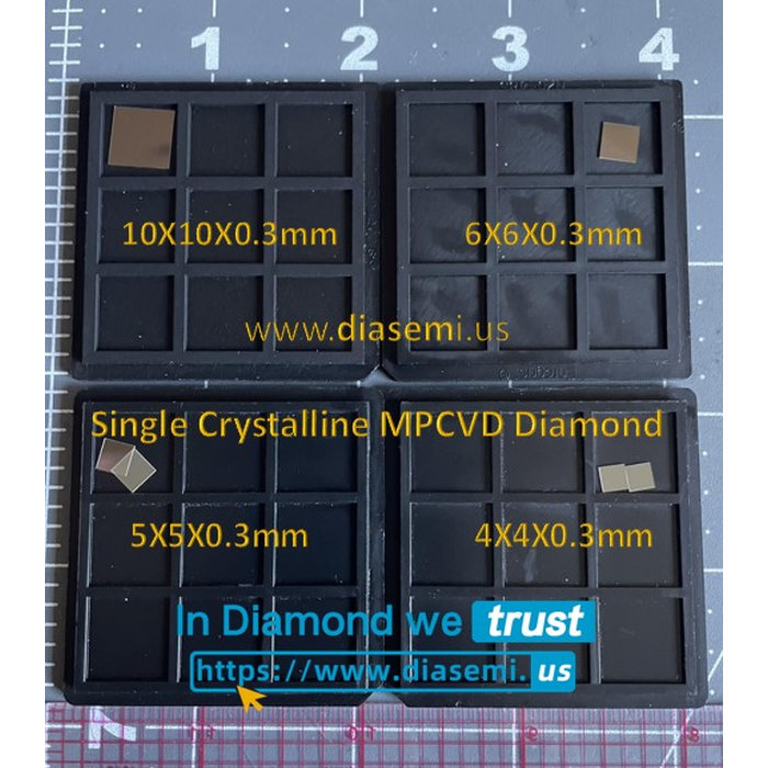 CVD Diamond Wafer Substrate Heatsink Heat Spreader