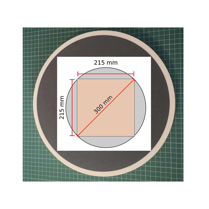 12 inch chuck for 215X215 mm Wafer