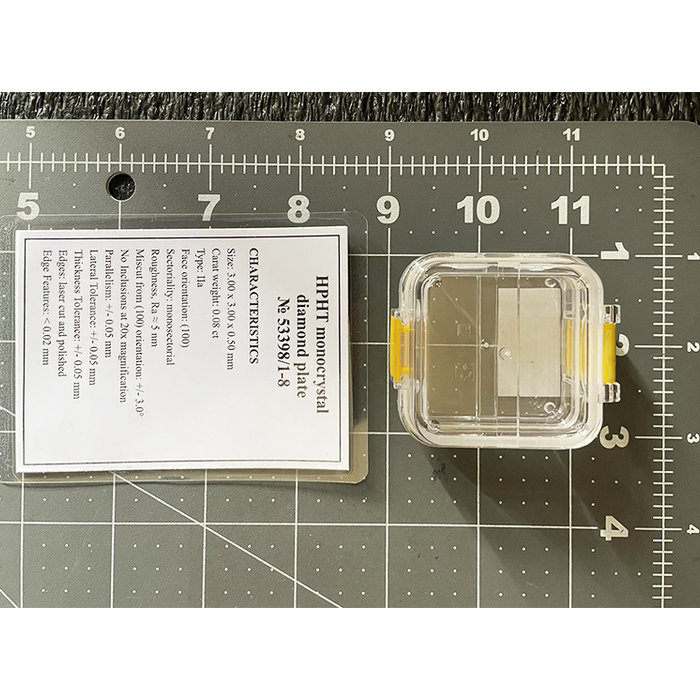 Monocrystal Diamond Plates