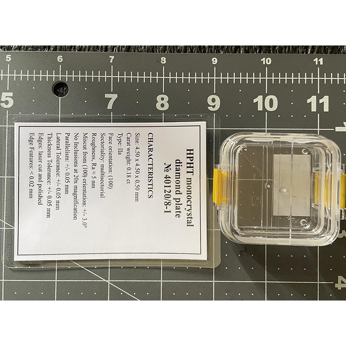 Monocrystal Diamond Plates