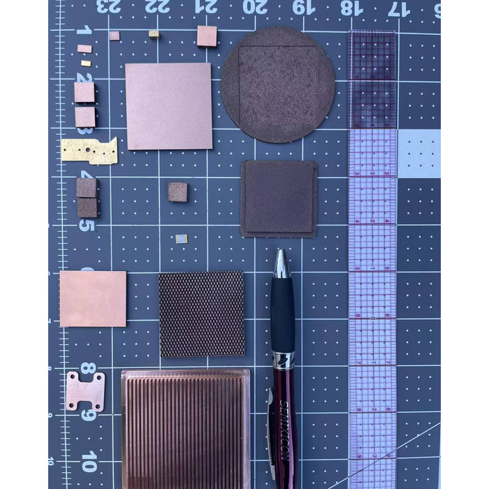 Diamond and copper composite heatsink heat spreader