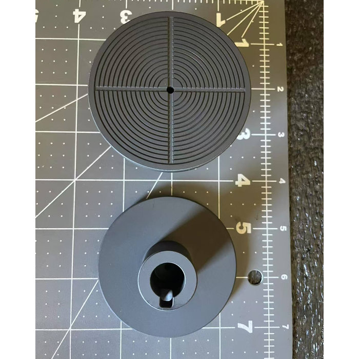 DLC Diamond Like Carbon coated alumina ceramic chuck table  for semiconductor wafer ashing application