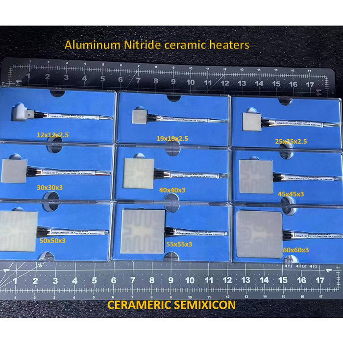 Aluminum nitride ceramic heater
