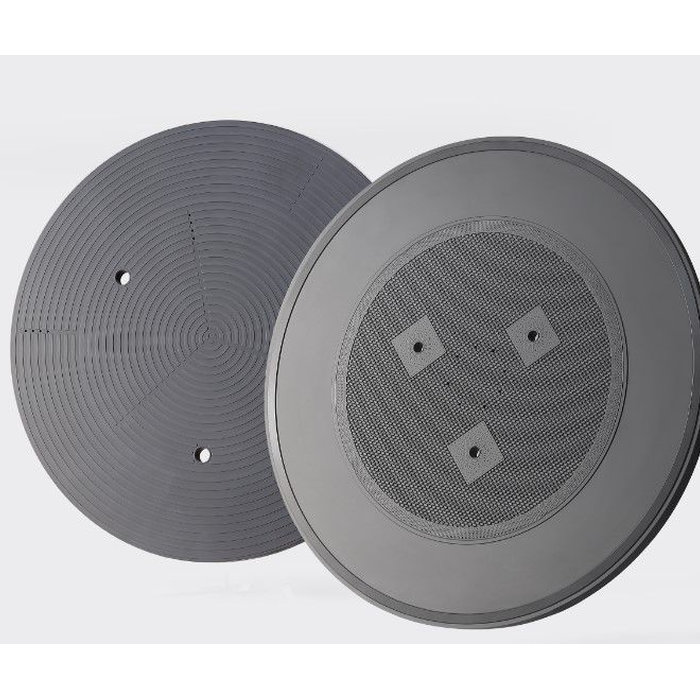 SiSiC Silicon Carbide Pin Chuck Ring Groove Chuck Wafer Chuck Lithographic Photomask Metrology