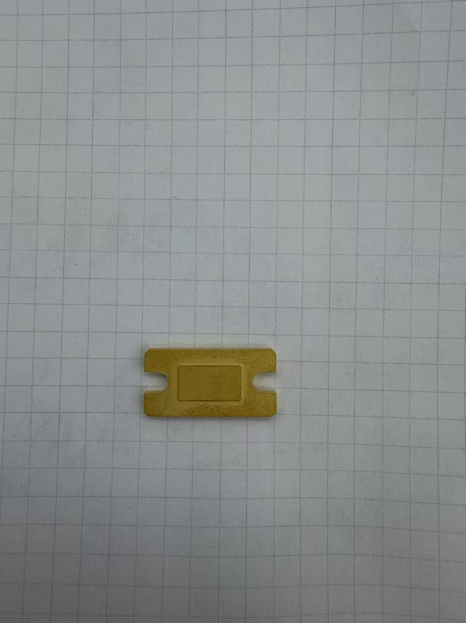 Diamond copper composite gold plated