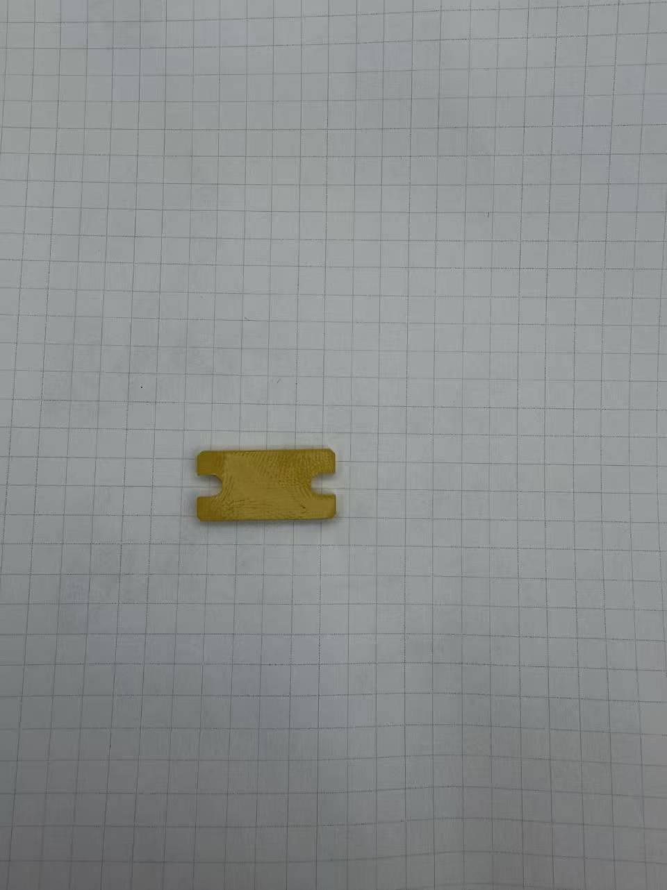 Diamond copper composite gold plated