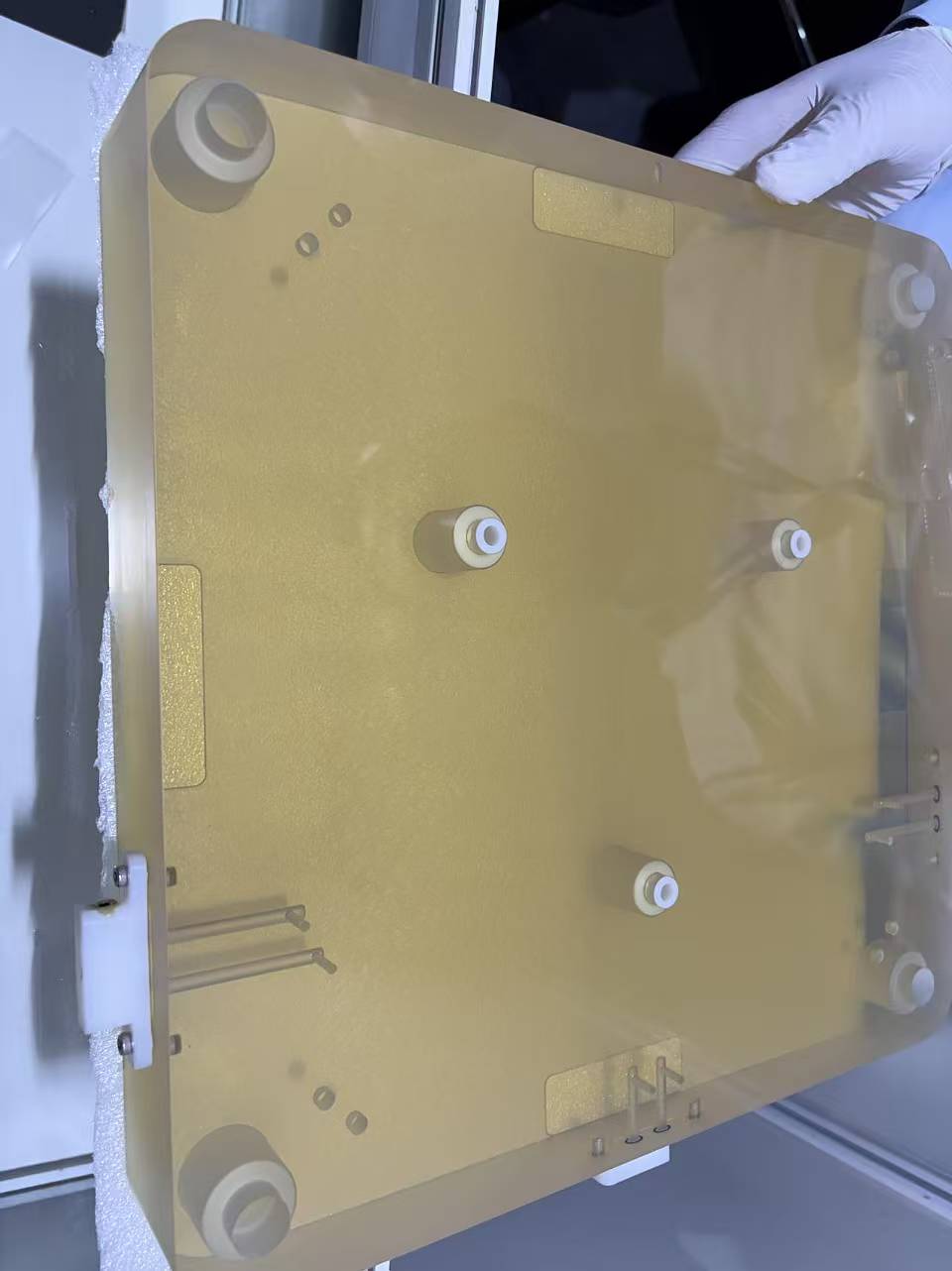 zero thermal expansion glass-ceramics inspection stage