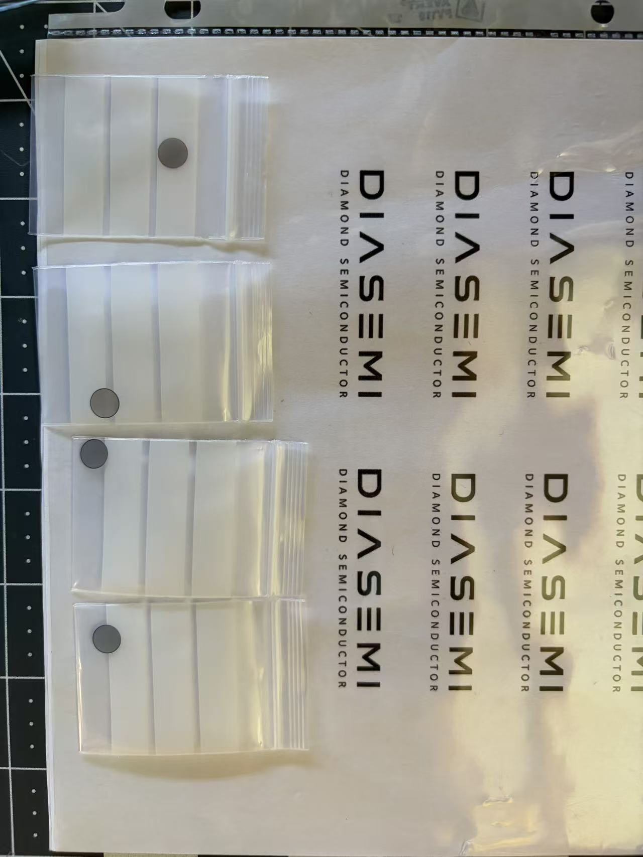 D7.6x0.05 MPCVD Diamond film Membrane Diasemi