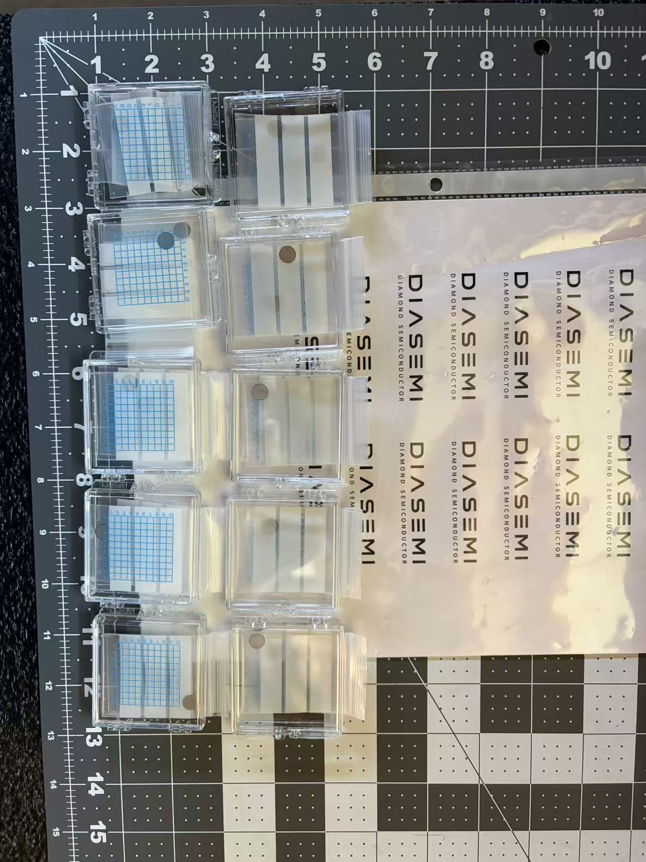 D7.6x0.05 MPCVD Diamond film Membrane Diasemi