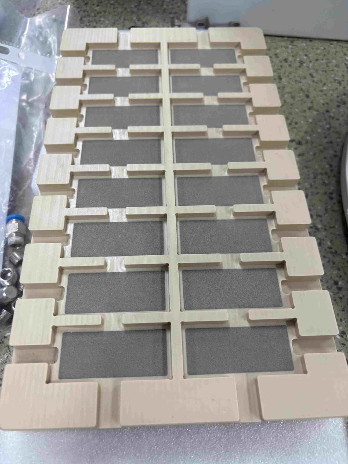 Porous ceramic wafer chuck