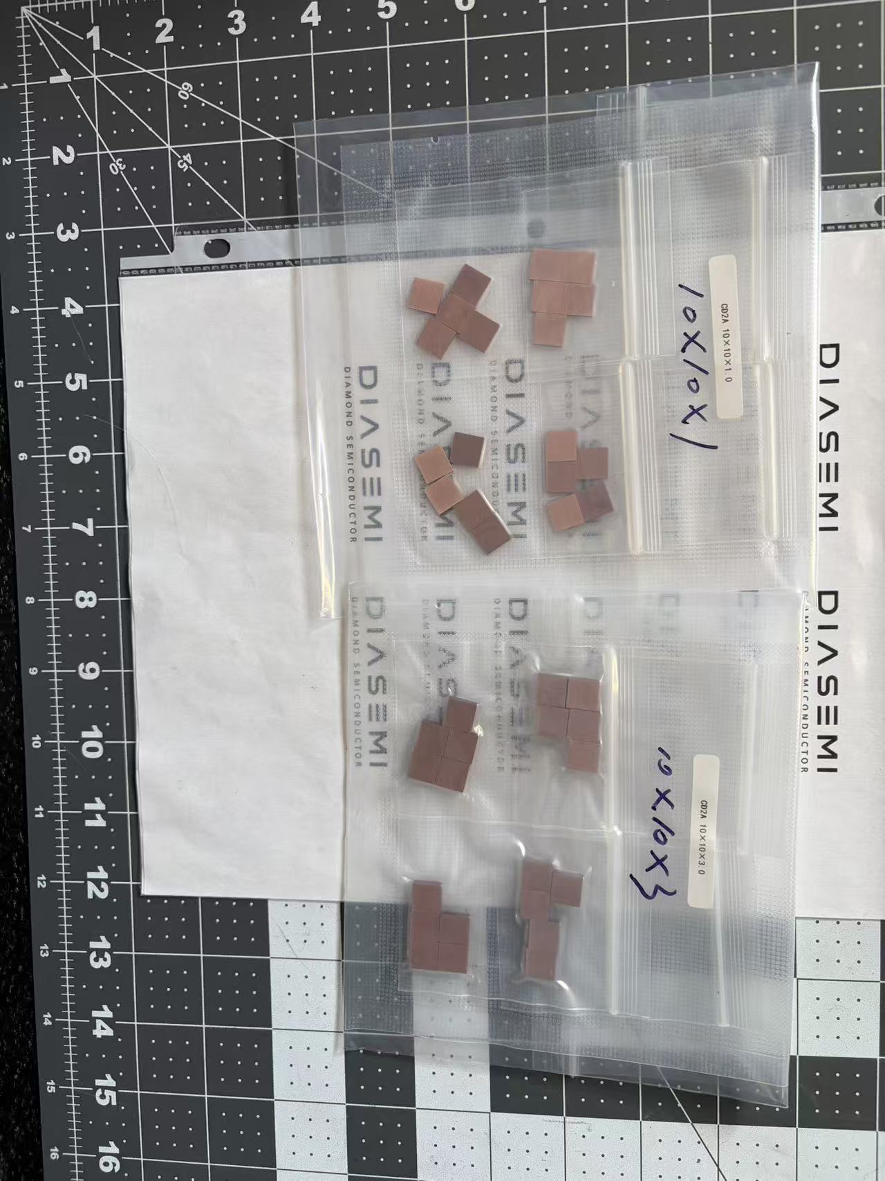 Diamond copper heatsink
