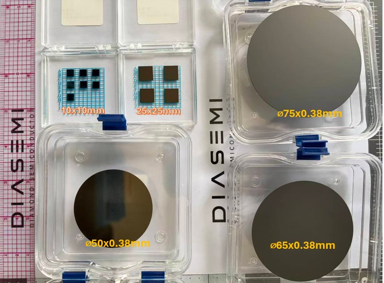 DIASEMI Diamond wafer heat spreader MPCVD Diamond Wafer